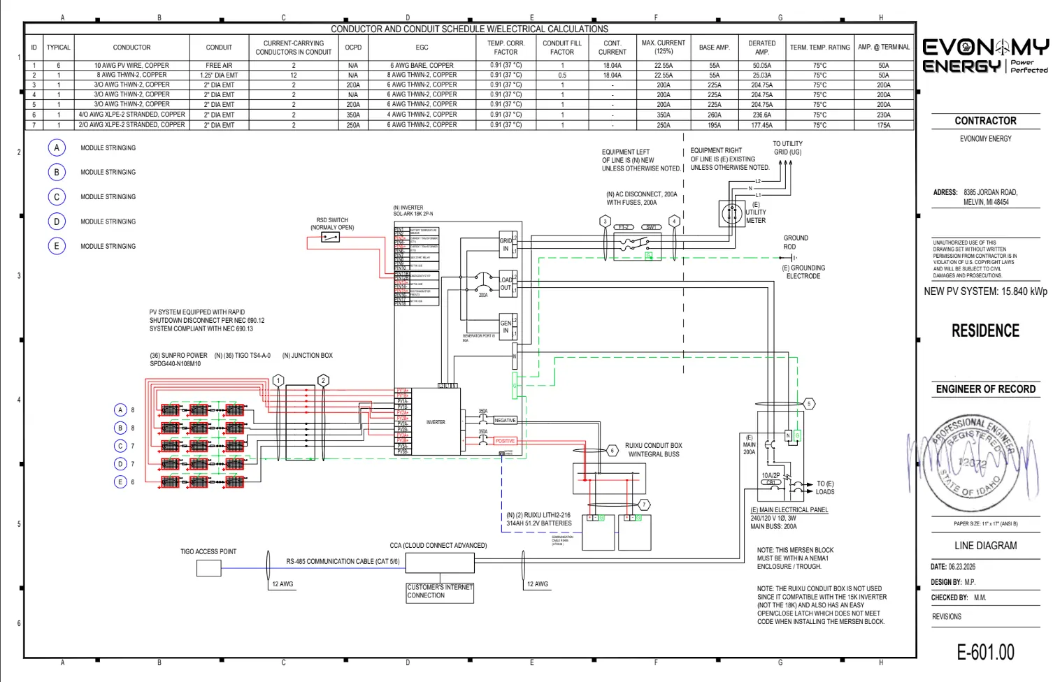 Engineering Drawings (Residential & Consumer) - Stamped