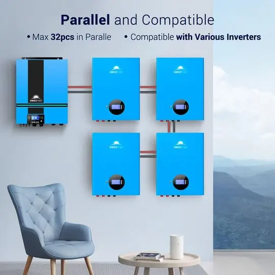 SunGoldPower PowerWall 48V 100Ah (51.2V, 5.12kWh) - Image 6