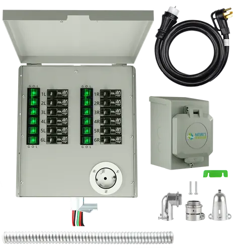 Nature's Generator 12-Circuit 50A Non-Automatic Transfer Switch (120/240V)