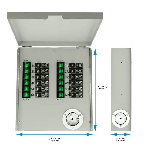 Nature’s Generator 12-Circuit 50A Non-Automatic Transfer Switch (120/240V) - Image 6