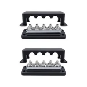 600A 3/8" M10 5-Post Busbars (One Set)
